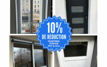 -10% Sur Vos Fenêtres et Portes en PVC et Alu
