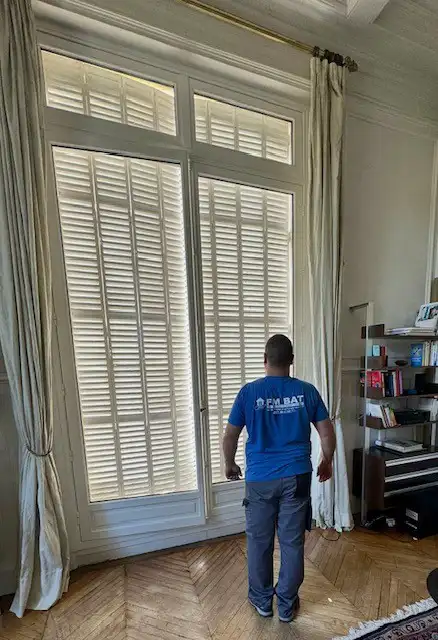 pose menuiserie bois