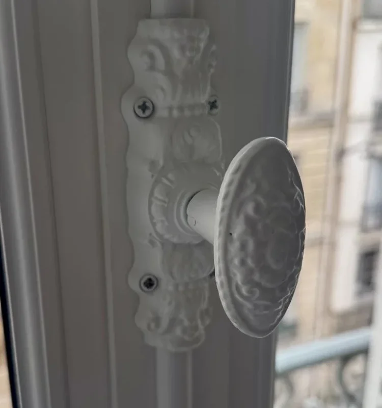 Fenêtres traditionnelles crémones patrimoine dépose totale Paris a Paris - vue generale